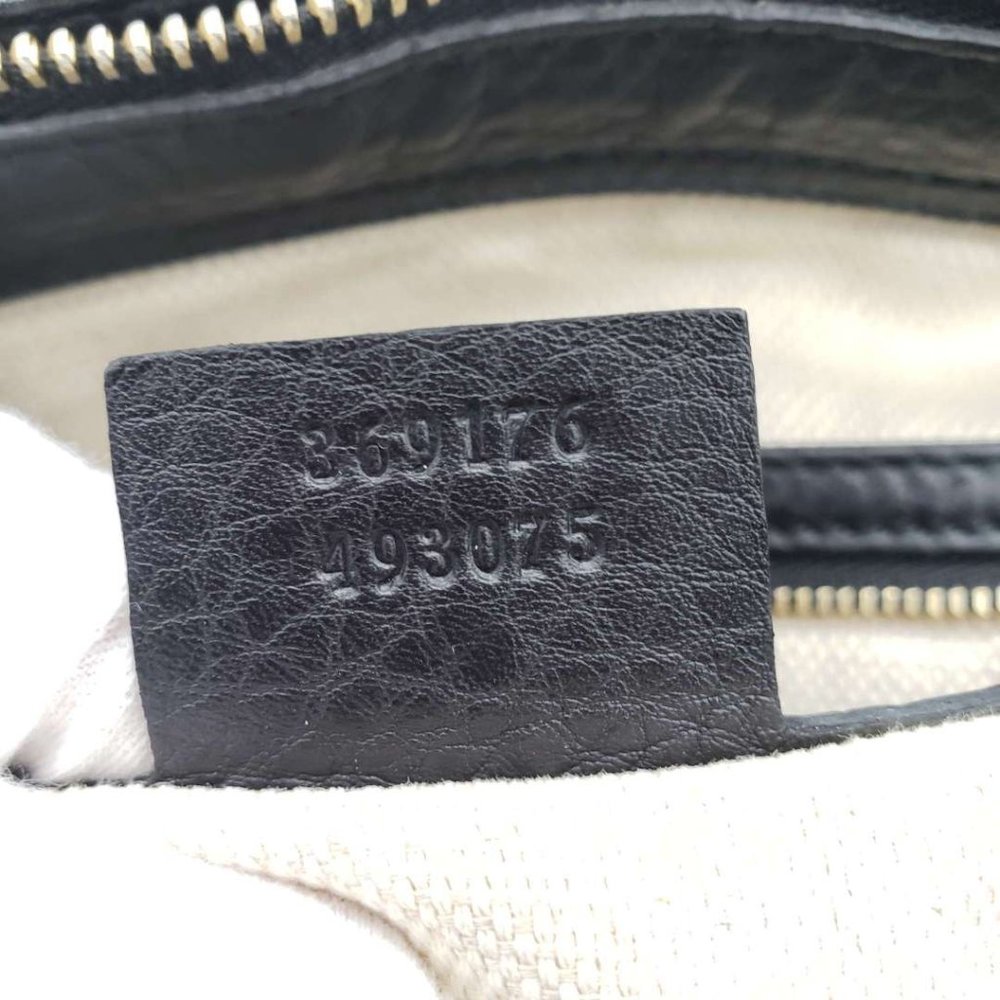 100% Authentic Gucci GG Soho Black Leather Shoulder Bag - Picture 15 of 16